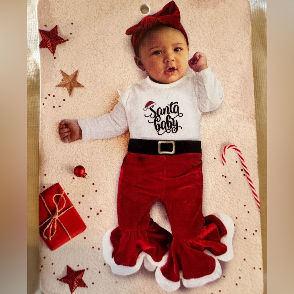 Santa baby outfit (12mo)